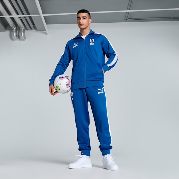 Al Hilal SFC Anniversary Men's Football Track Jacket, Blue Intense-PUMA White, extralarge-IND